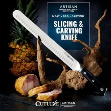 Cutluxe 12" Carving Knife with Ergonomic Handle