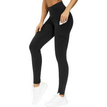THE GYM PEOPLE High Waist Yoga Pants with Pockets – Tummy Control & Comfort