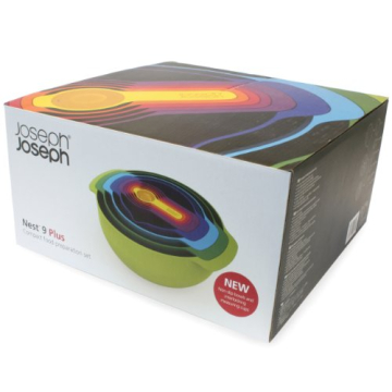 Joseph Joseph Nest 9 Plus Compact Kitchen Prep Set BPA-Free