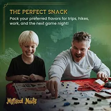 Mythical Meats Humanoid Exotic Game & Beef Sticks - Individually Wrapped Beef Jerky Sticks - Keto Friendly High Protein Meat Snack for Adults and Kids - Variety Pack of 10 Meat Sticks