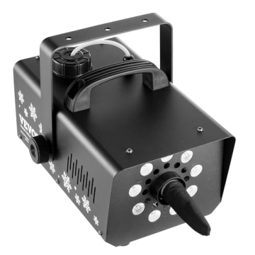 VEVOR Snow Machine with RGB Lights & High Output