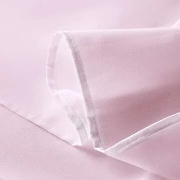 MYSKY HOME Pink Tablecloth Table Cloth Rectangle Table - 60 x 84 Inch for 4 Foot Tables Washable Polyester Fabric Decoration for Partie, Buffet Table, Holiday Dinner, Wedding