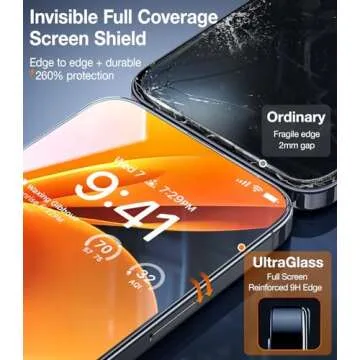 UltraGlass 9H+ Glass - Shatterproof Screen Protector