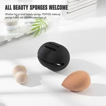 FERYES Eco-Friendly Makeup Sponge Holder for Travel