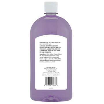 Amazon Brand - Solimo Lavender Bubble Bath, 32 fl oz (Pack of 1)