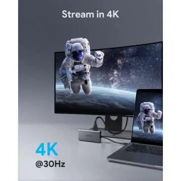 USB C Hub 9 in 1, MAVINEX 4K HDMI USB C Docking Station, 100W Power Delivery, 5Gbps USB-C Data Port, 3 USB 3.0 Ports, MicroSD/TF, 1Gbps Ethernet Adapter for MacBook, Dell XPS, More Type C Devices