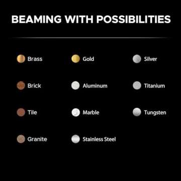 OMTech 60W MOPA Fiber Laser Engraver with Rotary Axis for Professional Metal Engraving