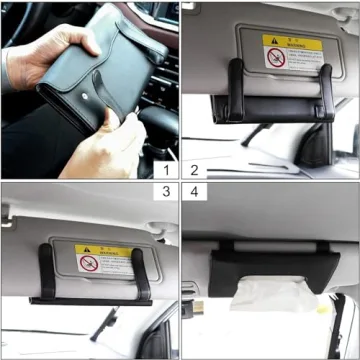 Car Visor Tissue Holder - Stylish & Convenient Accessory