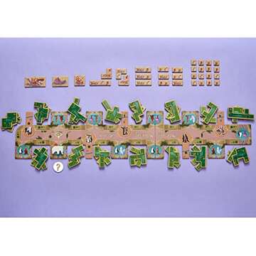 Capstone Games: New York Zoo, Strategy Board Game, Build Your Own Zoo, Easy to Learn, 1 to 5 Players, 60 Minute Play Time, for Ages 10 and Up