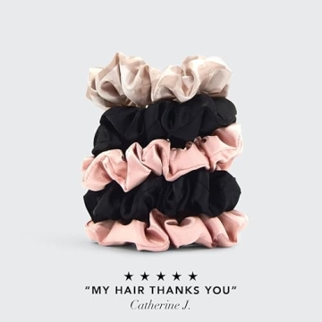 Kitsch Satin Hair Scrunchies - Soft & Stylish Hold