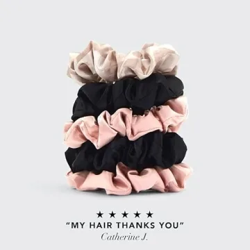 Kitsch Satin Hair Scrunchies - Soft & Stylish Hold