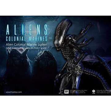 Hiya Toys Aliens Xenomorph Lurker Action Figure - Collectible Unique