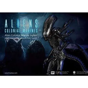 Hiya Toys Aliens Xenomorph Lurker Action Figure - Collectible Unique