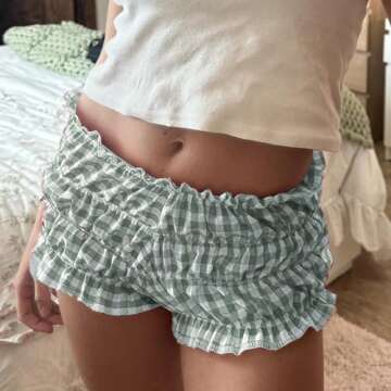 Y2K Plaid Bloomers for Stylish Comfort and Functionality