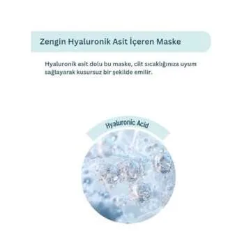 Dermal Hyaluronic Hydrogel Mask for Glowy Skin