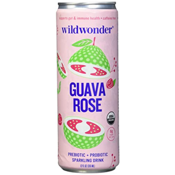 Wild Wonder Organic Guava Rose Probiotic Drink 12oz