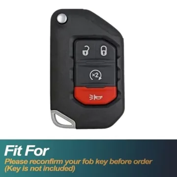 Stylish Key Fob Cover for Jeep Gladiator Wrangler