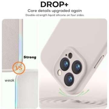 Vooii iPhone 13 Pro Case - Silicone, Shockproof, Stylish