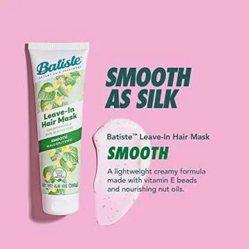 Batiste Heat Protectant For Hair & Leave In Conditioner Hair Mask, Repair and Restore Formula, Hair ...