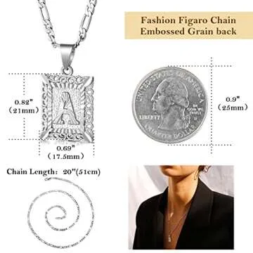 KissYan Initial Letter Pendant Necklace - Personal Investment