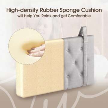 GREENSTELL Wall Mount Headboard with USB for King Size Bed, Linen Fabric Headboard Only, Industrial Pipe Modern Style, Gray Hanging Head Boards, Durable, Comfortable, Button Upholstered for Bedroom