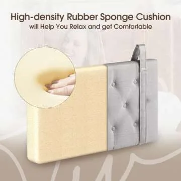 GREENSTELL Wall Mount Headboard with USB for King Size Bed, Linen Fabric Headboard Only, Industrial Pipe Modern Style, Gray Hanging Head Boards, Durable, Comfortable, Button Upholstered for Bedroom