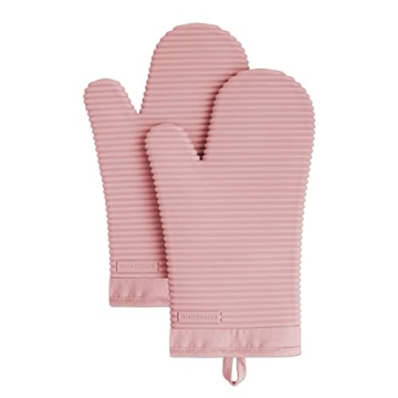 KitchenAid Ribbed Silicone Oven Mitt Set for Ultimate Protection