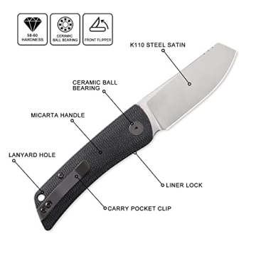 Petrified Fish PFE05 Flavorist Folding Knife with K110 Blade