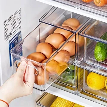 Buy MineSign Stackable Fridge Drawers for Easy Organization