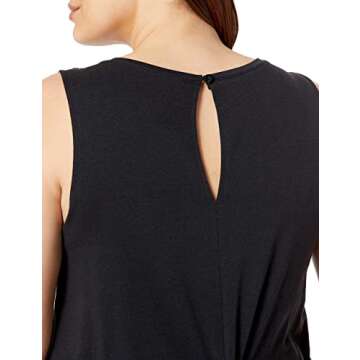 Amazon Essentials Women's Studio Terry Fleece Jumpsuit (Available in Plus Size), Black, Small