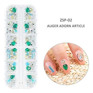 Newthinking Nail Art Rhinestones Kit for Stunning Designs