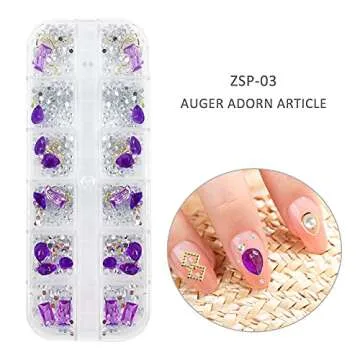 Newthinking Nail Art Rhinestones Kit for Stunning Designs