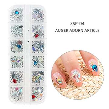 Newthinking Nail Art Rhinestones Kit for Stunning Designs