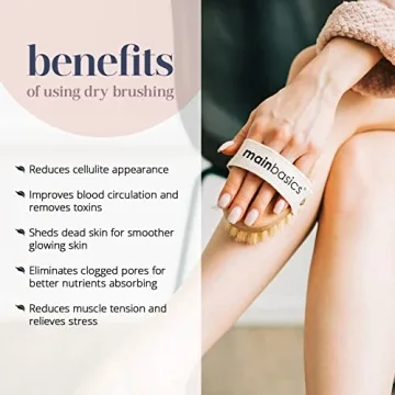 MainBasics Dry Brush for Lymphatic Health and Smooth Skin