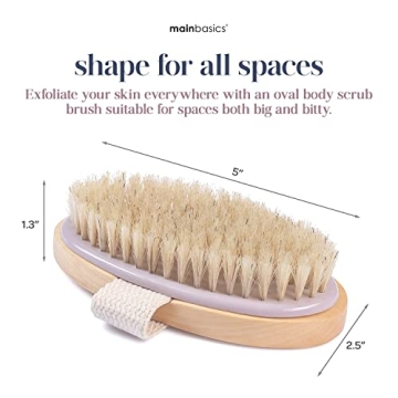 MainBasics Dry Brush for Lymphatic Health and Smooth Skin