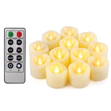 LED Flameless Tea Lights with Remote for All Occasions