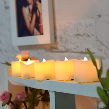 LED Flameless Tea Lights with Remote for All Occasions