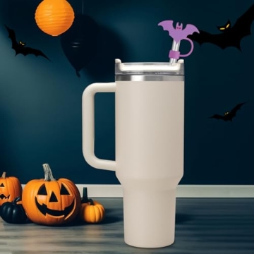 Cute Halloween Silicone Straw Covers for Stanley Cups