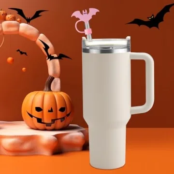 Cute Halloween Silicone Straw Covers for Stanley Cups