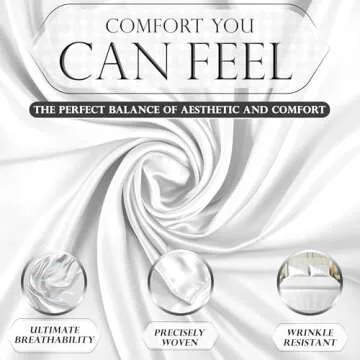 Luxury Satin Bed Sheets - Soft, Affordable Queen Set