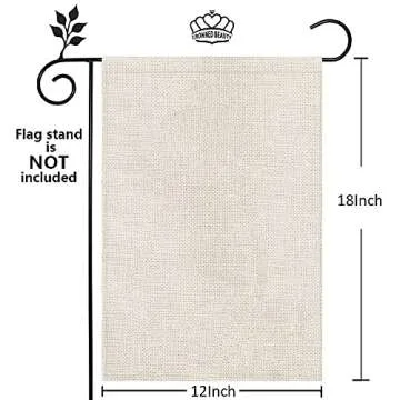 CROWNED BEAUTY Halloween I Smell Children Garden Flag 12×18 Inch Double Sided for Outside Small Burlap Black Holiday Yard Flag