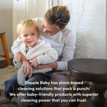 Dapple Baby Bottle & Dish Foaming Power Spray, Hypoallergenic Dish Soap for Baby Bottles, Powered by Plants, Fragrance Free, 16.9 Fl Oz (Pack of 2)