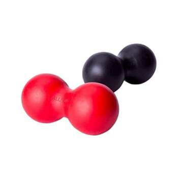 Peanut Massage Ball Roller, Double Lacrosse Ball, Acupoint Myofascial Release Muscle Knot Relaxer Mo...