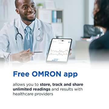 OMRON Evolv Portable Blood Pressure Monitor - Bluetooth & Reliable