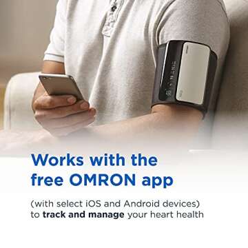 OMRON Evolv Portable Blood Pressure Monitor - Bluetooth & Reliable