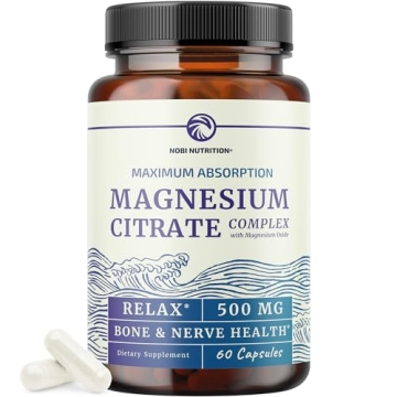 Magnesium Citrate Complex for Calm and Digestion Support | 500MG