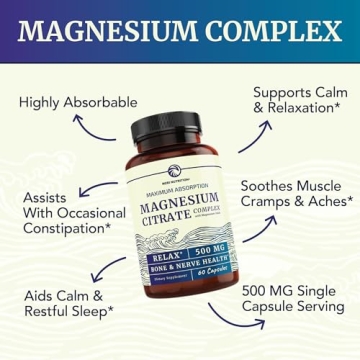 Magnesium Citrate Complex for Calm and Digestion Support | 500MG