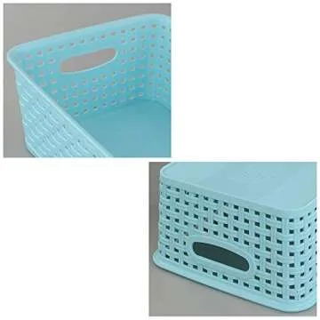 Kekow Plastic Storage Baskets for Stylish Organization