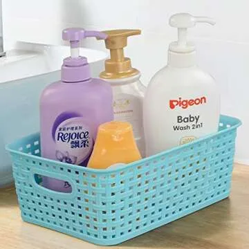 Kekow Plastic Storage Baskets for Stylish Organization