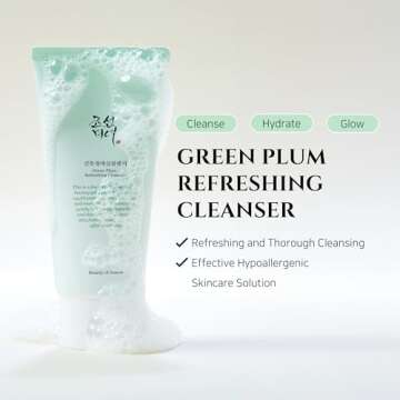Beauty of Joseon Green Plum Refreshing Cleanser Gel with Radiance Cleansing Balm